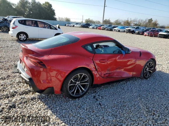 2021 Toyota Supra 2.0 z VIN WZ1DB2C0XMW043722, wystawiony jako Copart lot #82909334 z przebiegiem Nie podano mil oraz Szkoda całkowita • Salvage title. Historia ofert i sprzedaży dostępna na DreamBid. Obrazek 3.