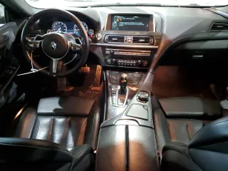 2015 BMW 6 Series 650i xDrive with VIN WBA6B4C56FD761374, listed as a Copart auction lot 41599334 with 63,057 mi miles and Salvage Title. Bid and sale history available at carsss.com. Image 8.