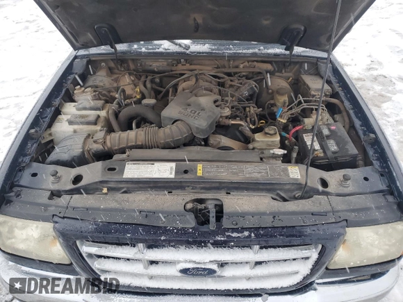 2001 Ford Ranger XLT Appearance with VIN 1FTYR14E11PA62827, listed as a Copart auction lot 87845045 with 142,748 mi miles and Salvage Title. Bid and sale history available at DreamBid. Image 13.