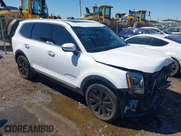 2021 Kia Telluride S with VIN 5XYP64HC1MG190118, listed as a IAAI auction lot 42078715 with 83,405 mi miles and . Bid and sale history available at DreamBid. Image 1.