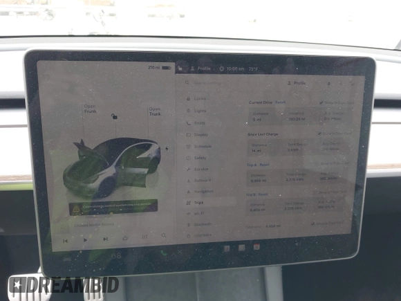 2024 Tesla Model Y Performance with VIN 7SAYGDEF2RA322351, listed as a IAAI auction lot 41953896 with 8,959 mi miles and . Bid and sale history available at DreamBid. Image 17.