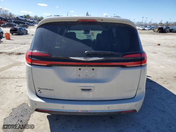 2021 Chrysler Pacifica Touring L with VIN 2C4RC1BG9MR507280, listed as a Copart auction lot 46277625 with 52,067 mi miles and Salvage Title. Bid and sale history available at carsss.com. Image 6.