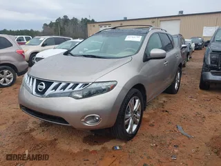 2009 Nissan Murano LE with VIN JN8AZ18WX9W137860, listed as a IAAI auction lot 41761735 with 148,570 mi miles. Bid and sale history available at carsss.com. Image 2.