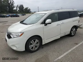 2015 Nissan Quest S with VIN JN8AE2KP6F9120261, listed as a Copart auction lot 55038694 with 127,294 mi miles. Bid and sale history available at carsss.com. Image 1.