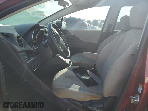 2012 Mazda 5 Touring with VIN JM1CW2CL6C0113694, listed as a Copart auction lot 75092814 with Not Provided miles and Salvage Title. Bid and sale history available at DreamBid. Image 7.