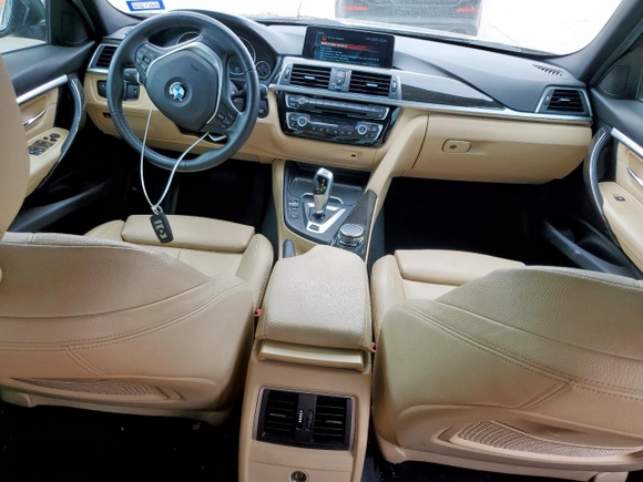 2017 BMW 3 Series 330e iPerformance with VIN WBA8E1C54HK895345, listed as a Copart auction lot 51351045 with 82,140 mi miles and Salvage Title. Bid and sale history available at carsss.com. Image 8.