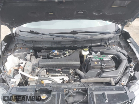 2016 Nissan Rogue S with VIN JN8AT2MV1GW147887, listed as a IAAI auction lot 41973301 with 136,375 mi miles. Bid and sale history available at carsss.com. Image 10.
