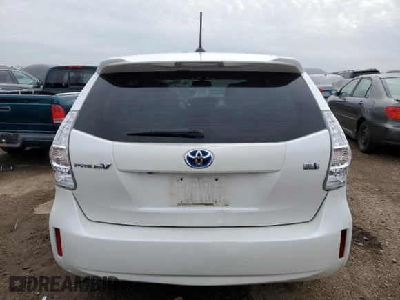 2012 Toyota Prius Two with VIN JTDZN3EU9C3150570, listed as a Copart auction lot 49437095 with 116,392 mi miles and Salvage Title. Bid and sale history available at DreamBid. Image 6.