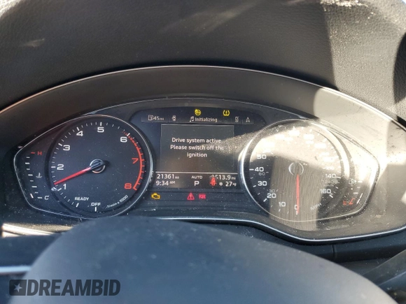 2022 Audi Q5 Premium with VIN WA1ABAFY4N2114252, listed as a Copart auction lot 87653595 with 21,361 mi miles and Salvage title. Bid and sale history available at DreamBid. Image 9.