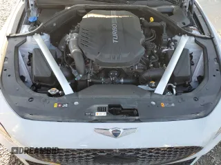 2023 Genesis G70 3.3T with VIN KMTG54TE3PU113251, listed as a Copart auction lot 52675895 with 20,969 mi miles and Salvage title. Bid and sale history available at DreamBid. Image 11.