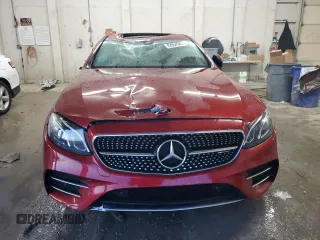 2018 Mercedes-Benz E-Class AMG E 43 with VIN WDDZF6EB9JA350389, listed as a Copart auction lot 42854585 with 28,196 mi miles and Salvage Title. Bid and sale history available at carsss.com. Image 5.