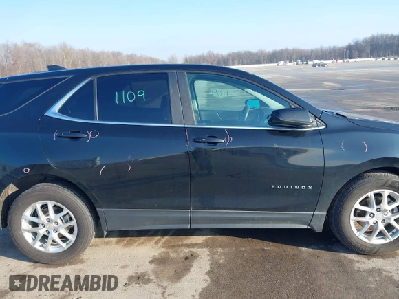 2022 Chevrolet Equinox LT with VIN 3GNAXKEV7NL193667, listed as a IAAI auction lot 41675785 with 68,515 mi miles and . Bid and sale history available at DreamBid. Image 14.