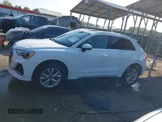 2021 Audi Q3 S line Premium with VIN WA1DECF31M1037901, listed as a IAAI auction lot 42158457 with 25,925 mi miles and . Bid and sale history available at DreamBid. Image 15.