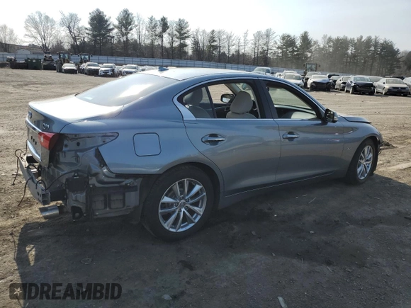 2017 Infiniti Q50 3.0t Premium with VIN JN1EV7ARXHM839092, listed as a Copart auction lot 47545185 with 79,226 mi miles and Salvage Title. Bid and sale history available at carsss.com. Image 3.