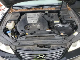 2007 Hyundai Azera SE with VIN KMHFC46F17A231820, listed as a Copart auction lot 46066755 with 56,813 mi miles and Salvage Title. Bid and sale history available at carsss.com. Image 11.