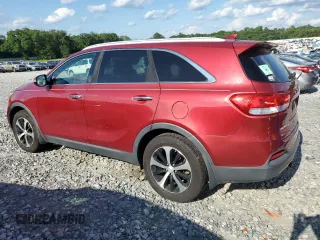 2016 Kia Sorento EX with VIN 5XYPH4A17GG126866, listed as a Copart auction lot 63491575 with 121,103 mi miles and Clean title. Bid and sale history available at DreamBid. Image 2.