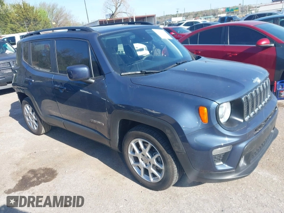2021 Jeep Renegade Latitude with VIN ZACNJCBB4MPN27152, listed as a IAAI auction lot 41989343 with 26,951 mi miles and . Bid and sale history available at DreamBid. Image 1.