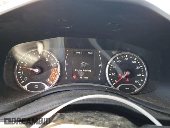 2021 Jeep Renegade Upland with VIN ZACNJDAB7MPM54754, listed as a Copart auction lot 56546115 with 78,741 mi miles and Salvage title. Bid and sale history available at DreamBid. Image 9.