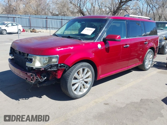 2015 Ford Flex Limited w/EcoBoost with VIN 2FMHK6DT2FBA05532, listed as a IAAI auction lot 41869491 with 84,985 mi miles. Bid and sale history available at carsss.com. Image 18.