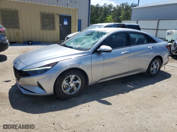 2021 Hyundai Elantra SE with VIN 5NPLL4AG7MH045887, listed as a Copart auction lot 51964195 with 60,556 mi miles and Clean Title. Bid and sale history available at carsss.com. Image 1.