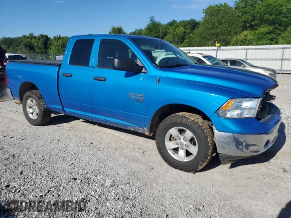 2021 Ram 1500 Tradesman with VIN 1C6RR7FG6MS527407, listed as a Copart auction lot 54611505 with 75,459 mi miles and Salvage title. Bid and sale history available at DreamBid. Image 4.