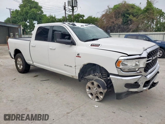 2022 Ram 2500 Big Horn with VIN 3C6UR5DL1NG149410, listed as a Copart auction lot 58849265 with 70,439 mi miles and Salvage title. Bid and sale history available at DreamBid. Image 4.