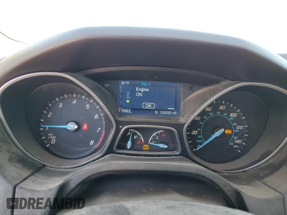 2014 Ford Focus SE with VIN 1FADP3F20EL224694, listed as a Copart auction lot 44388575 with 130,260 mi miles and Salvage Title. Bid and sale history available at carsss.com. Image 9.