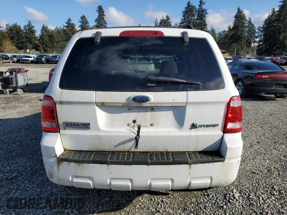 2008 Ford Escape Hybrid with VIN 1FMCU59H08KA95338, listed as a Copart auction lot 44437595 with 47,345 mi miles and Clean Title. Bid and sale history available at carsss.com. Image 6.