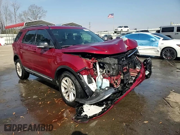2017 Ford Explorer XLT with VIN 1FM5K7D81HGD34741, listed as a Copart auction lot 44147335 with 35,999 mi miles and Salvage title. Bid and sale history available at DreamBid. Image 14.
