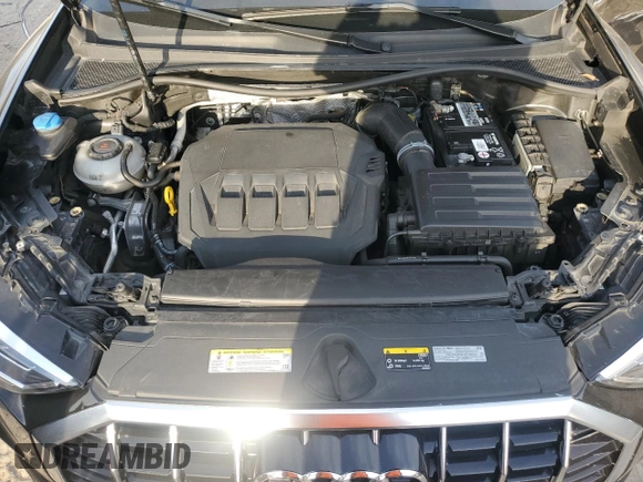 2020 Audi Q3 S line Prestige with VIN WA1FECF30L1106522, listed as a Copart auction lot 81418994 with 75,596 mi miles and Salvage Title. Bid and sale history available at carsss.com. Image 13.