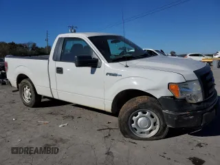 2012 Ford F-150 XL with VIN 1FTMF1CF5CFB44263, listed as a Copart auction lot 75980354 with 124,115 mi miles and Salvage Title. Bid and sale history available at carsss.com. Image 4.