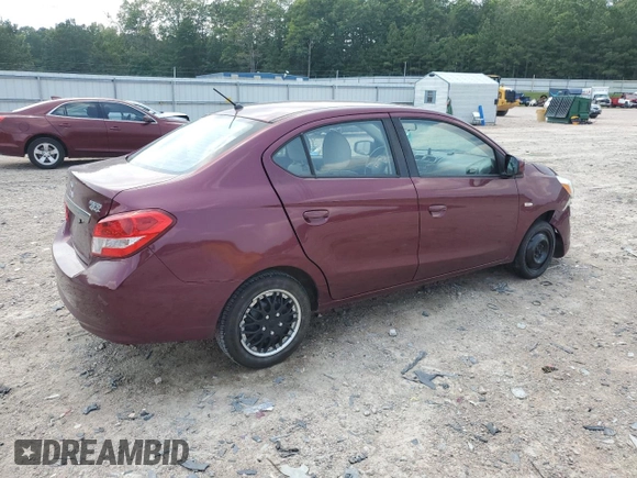 2017 Mitsubishi Mirage ES with VIN ML32F3FJ9HHF10830, listed as a Copart auction lot 60078115 with 227,571 mi miles and Salvage title. Bid and sale history available at DreamBid. Image 3.