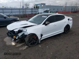 2022 Kia Stinger GT2 with VIN KNAE55LC5N6102759, listed as a Copart auction lot 49827825 with 101,311 mi miles and Salvage Title. Bid and sale history available at DreamBid. Image 1.