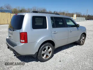 2012 Honda Pilot EX-L with VIN 5FNYF4H55CB047393, listed as a Copart auction lot 53814835 with 189,519 mi miles and Clean Title. Bid and sale history available at DreamBid. Image 3.