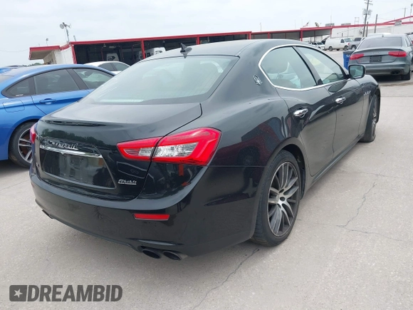 2016 Maserati Ghibli S Q4 with VIN ZAM57RTA3G1178723, listed as a IAAI auction lot 42041935 with 129,647 mi miles and . Bid and sale history available at DreamBid. Image 4.