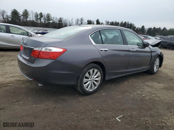 2014 Honda Accord Sedan EX-L with VIN 1HGCR3F86EA025778, listed as a Copart auction lot 44778525 with NaN miles and Salvage Title. Bid and sale history available at carsss.com. Image 3.