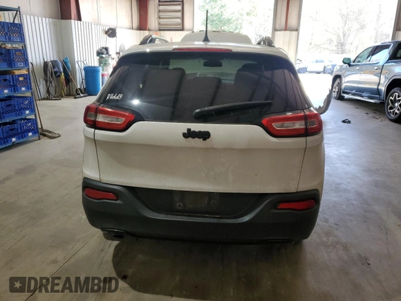 2017 Jeep Cherokee Sport with VIN 1C4PJLAB0HW669407, listed as a Copart auction lot 49335905 with 168,743 mi miles and Salvage Title. Bid and sale history available at carsss.com. Image 6.