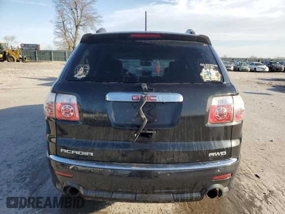 2011 GMC Acadia Denali with VIN 1GKKVTED1BJ355607, listed as a Copart auction lot 49514365 with 279,201 mi miles and Salvage Title. Bid and sale history available at carsss.com. Image 6.