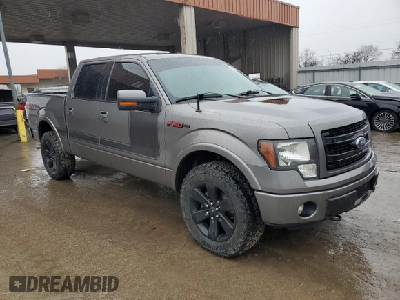 2013 Ford F-150 XL with VIN 1FTFW1ET8DFA75940, listed as a Copart auction lot 46534825 with 148,096 mi miles and Salvage Title. Bid and sale history available at carsss.com. Image 4.