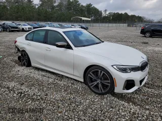 2020 BMW 3 Series M340i with VIN 3MW5U7J08L8B35753, listed as a Copart auction lot 86742584 with 21,055 mi miles and Salvage Title. Bid and sale history available at carsss.com. Image 4.