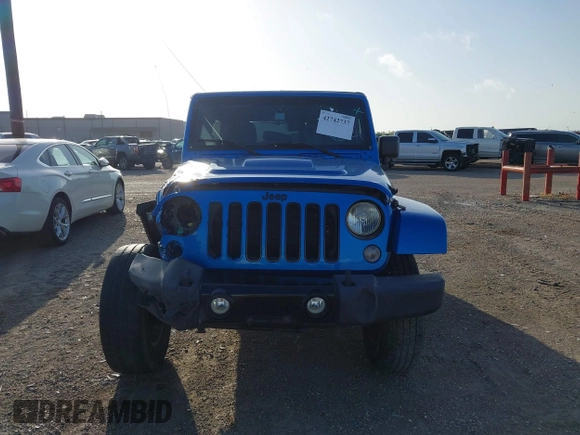 2014 Jeep Wrangler Unlimited Sahara with VIN 1C4HJWEG1EL188445, listed as a IAAI auction lot 42742737 with 79,948 mi miles and . Bid and sale history available at DreamBid. Image 12.
