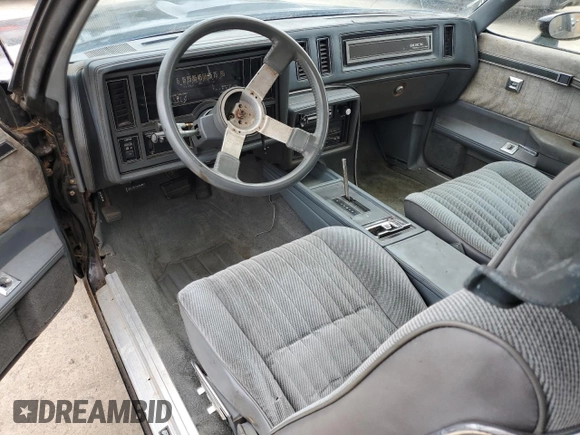 1987 Buick Regal with VIN 1G4GJ1179HP428886, listed as a Copart auction lot 88641365 with 1,648 mi miles and Clean Title. Bid and sale history available at DreamBid. Image 8.