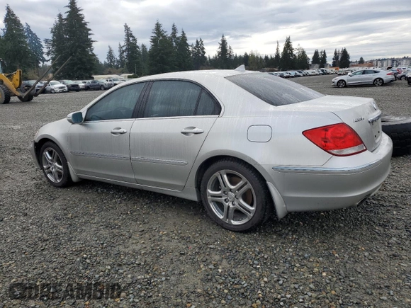 2006 Acura RL with VIN JH4KB16526C000258, listed as a Copart auction lot 50837075 with 129,833 mi miles and Salvage Title. Bid and sale history available at DreamBid. Image 2.