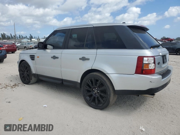 2008 Land Rover Range Rover Sport SC with VIN SALSH23428A159922, listed as a Copart auction lot 45232415 with 195,220 mi miles and Clean Title. Bid and sale history available at carsss.com. Image 2.