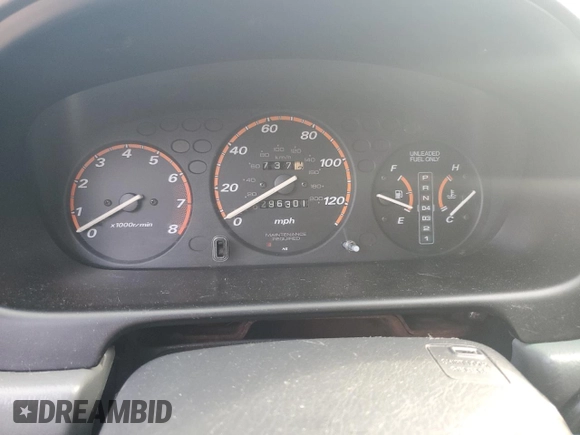 1997 Honda CR-V with VIN JHLRD1855VC036020, listed as a Copart auction lot 48995375 with 296,301 mi miles and Salvage Title. Bid and sale history available at carsss.com. Image 9.