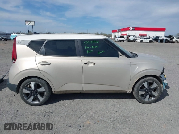 2020 Kia Soul EX with VIN KNDJ33AU5L7073908, listed as a IAAI auction lot 41816282 with 53,002 mi miles. Bid and sale history available at carsss.com. Image 14.