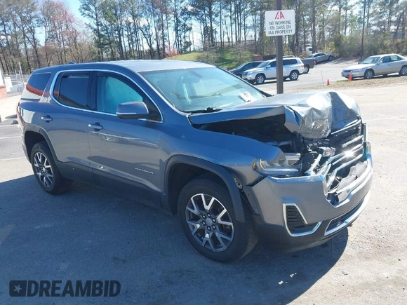 2020 GMC Acadia SLE with VIN 1GKKNKLA4LZ168965, listed as a IAAI auction lot 41786006 with 77,122 mi miles and . Bid and sale history available at carsss.com. Image 1.