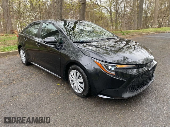 2020 Toyota Corolla LE with VIN 5YFEPRAE7LP104608, listed as a Copart auction lot 55797045 with 48,825 mi miles and Clean Title. Bid and sale history available at carsss.com. Image 1.