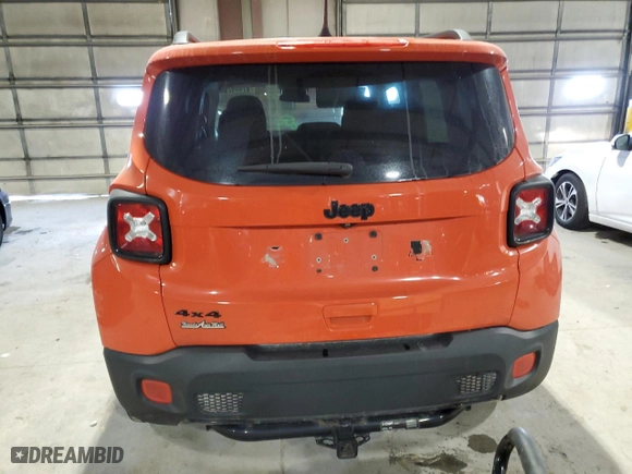 2018 Jeep Renegade Latitude with VIN ZACCJBBB4JPH76745, listed as a Copart auction lot 87449284 with NaN miles and Salvage Title. Bid and sale history available at carsss.com. Image 6.