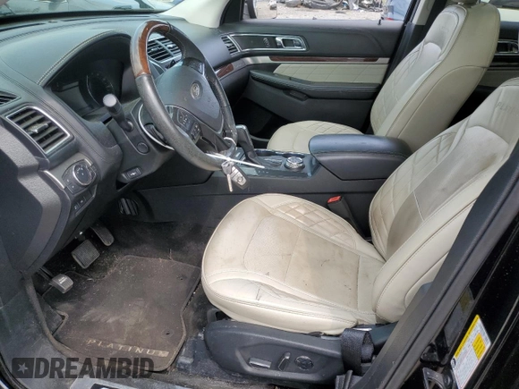 2018 Ford Explorer Platinum с VIN 1FM5K8HT1JGA94424, выставлен на аукционе Copart как лот 59155675 с пробегом 66 664 миль миль и Списание • Salvage title. История ставок и продаж доступна на DreamBid. Изображение 7.
